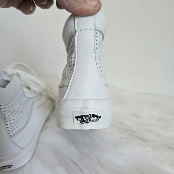 Vans Perforated Leather SK8-Hi Sneakers - Picture 5 of 6